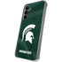 Michigan State University Green Jersey Galaxy S24 Plus Clear Case